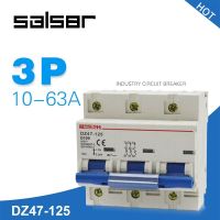 DZ47-100สวิตช์แอร์3P 400V D แบบ C45เบรกเกอร์ขนาดเล็กแบบ125A 100A 80A