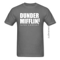 The Office 100% Cotton O Neck Men T Shirt Dunder Mifflin Inc Paper Company Wernham Hogg TV Show Michael Space T-Shirt