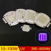 AU 10-100W UV สีม่วง LED ชิปลูกปัดแสงพลังงานสูงพร้อมตัวยึดทองแดงสำหรับทำเล็บข้อมูลจำเพาะ: แสง UV สีม่วง 395-400nm พลังงาน: 20W