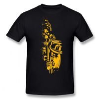 Cool Saxophone Birthday Funny Unisex Graphic Vintage Cool Cotton Short Sleeve T Shirts O-Neck Harajuku T-Shirt