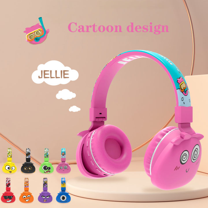 cartoon-wireless-headphones-bluetooth-5-0-foldable-hifi-headset-cat-ear-headphone-for-children-with-mic-fm-radio-support-tf-card