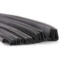 1/2/3/5/10M Black Rubber Edge Strip U Section Anti Oil Seal Edge Shield Encloser Inner Width 0.5 10mm High 5 15mm