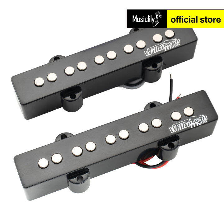 Wilkinson Mseries WOJB5 Variable Gauss Ceramic Jazz Bass Pickups Set