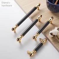 Nordic Modern Black Gold Door Handles Luxury Drawer Pulls Aluminium Alloy Kitchen Cabinet Handles Solid Drawer Knobs Furniture - Cabinet Pulls - AliExpress