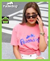 Rudedog เสื้อคอกลม ชาย หญิง รุ่น Broken  สีชมพู