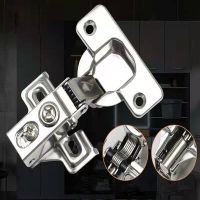 StainlessSteel Short-Arm Hydraulic Hinge Of Cabinet Cup 35mm Cupboard Hinges Hardware Door Buffer Damper for cabinet Narrow Side Door Hardware Locks