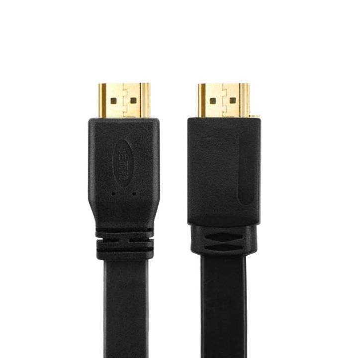 hdmi-high-speed-10m-1080p-3d-ver-1-4-สายแบบอ่อนแบนยาว-10เมตร-black