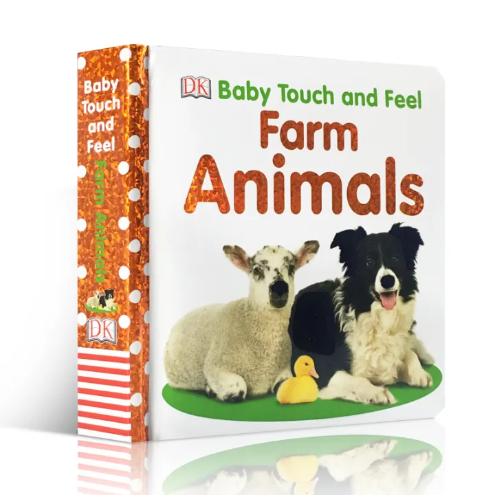 Dk Baby Touch And Feel Farm Animals Board Book Picture Book For Kids