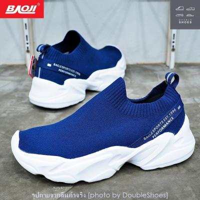 รองเท้าวิ่ง รองเท้าผ้าใบหญิง BAOJI รุ่น BJW431 สีกรม ไซส์ 37-41