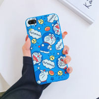 เคสโทรศัพท์สำหรับ OPPO A3s A12e A57 2022 A17 A77s A96 A76 A55 Realme C1 A31 A54 A9 A5 2020 A73 2020 A7 A5s A12 A37 A83 A16 A15 A15s A53 2020 A33 A32 A92 A52การ์ตูนโดราเอมอนน่ารักกรณี soft TUP โทรศัพท์ปลอก3D กริ๊งแมวกรณีสายคล้องคอปลอกปก