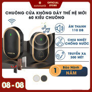 Chuông Cửa Không Dây Chuông Báo Khách Báo Động Thông Minh Chống Nước Xuyên