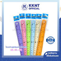 ?ไม้บรรทัด อลูมิเนียม 12นิ้ว,8นิ้ว,6นิ้ว MESA เคลือบสี Aluminium ruler ARP-12,8,6 (คละสี)  | KKNT