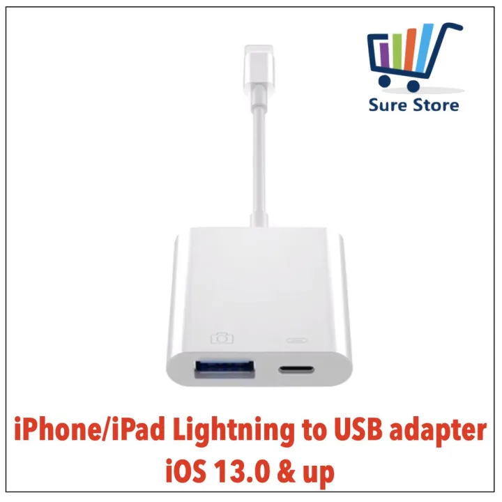 popular Lightning to USB adapter for iphone and ipad iOS 13.0 Lazada PH