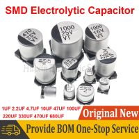 10pcs SMD Electrolytic Capacitor Aluminum 6.3V 10V 16V 25V 35V 50V 63V 100V 400V 1UF 4.7UF 10UF 47UF 100UF 470UF 680UF 1000UF Electrical Circuitry Par