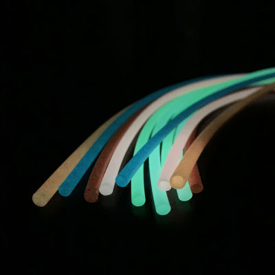 Tigofly 12 pcs 6 colors Luminous Silicone Tube glow in the dark 3X4mm Soft Flexible Hollow tube 10" Fly Tying Materials
