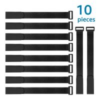 10PCS USB Cable Winder Cable Organizer Cable Management Protector Reusable Strong Hook Loop Cable Tie for PC Cord iPhone Samsung Cable Management