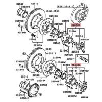 Auto Freewheel Hub Assy For Mitsubishi Pajero Montero II 1991-1999 Pickup Triton L200 K74T Manual 4WD Four Wheel Drive MB886389