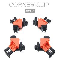 4pcs 90 Degree Right Angle Clamp ABS Corner Clips Wood Frame Cabinet Corner Fixing Clips Clamp Holder Woodworking Hand Tools Clips Pins Tacks