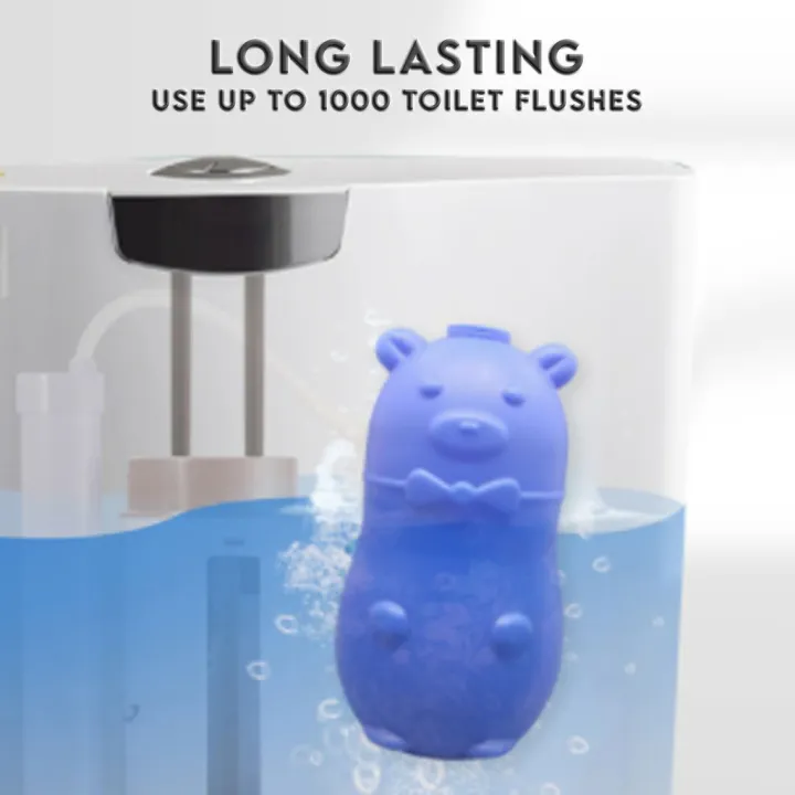 Toilet Bowl Cleaner Gel Fragrance Syringe / Flush Cleaner Bear Design