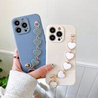 {Shell Superman Digital} 3D หัวใจรักสร้อยข้อมือข้อมือโซ่โทรศัพท์ Case สำหรับ Huawei P40 Lite P50 P30 P20 Pro Mate 20 Lite P สมาร์ท2021ซิลิโคนอ่อนนุ่มปก