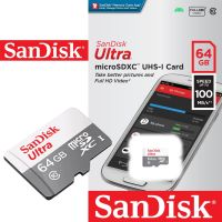 SanDisk Ultra Micro SDcard Class10 16GB 32GB 64GB 128GB (SDSQUNR) เมมโมรี่การ์ด กล้องวงจรปิดไร้สาย กล้อง Ip camera TF Card Micro SD