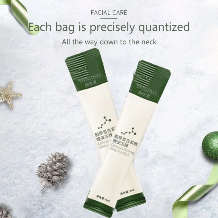 YANJIAYI Collagen Firming Sleeping Mask 20PC/BOX skin care set for