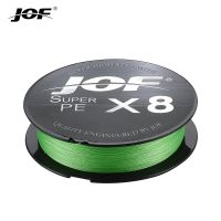 JOF 500M 300M 150M/ 546YDS 8 Braided Fishing Lines 8 Weaves Wire Smooth PE Multifilament Line for Sea Fishing 15-100LB Fishing Lines