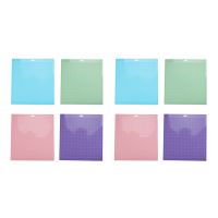 8 Pcs Mixed Color PVC Cutting Mat Grid Cutting Pads Cutting Plotter Pad Replacement Accessories for Cricut Maker/Cameo 4