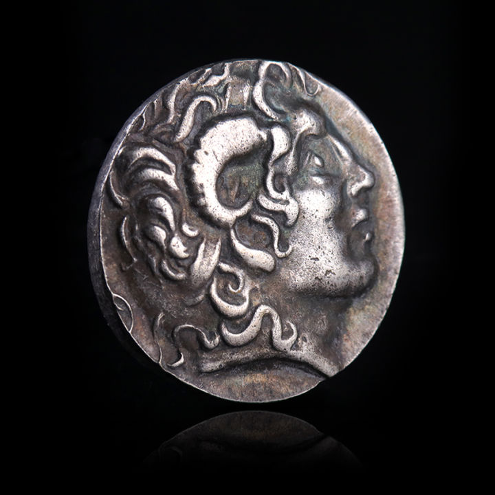 replica-1pc-หัตถกรรมเหรียญวินเทจภาษากรีกเหรียญที่ระลึกต่างประเทศโบราณของขวัญตกแต่งของที่ระลึก-kdddd