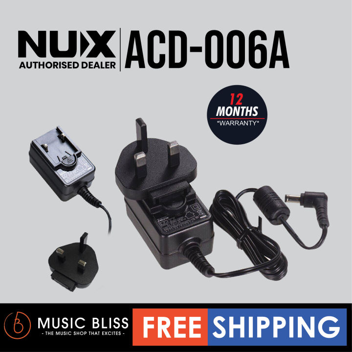 NUX ACD-006A - Power Adapter For Guitar Effect Pedal BOSS Electro