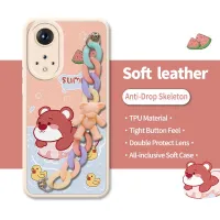 Skin-friendly feel Nordic style Phone Case For Huawei Honor50 Pro/Nova9 Pro for girl Cartoon phone case Nordic wind