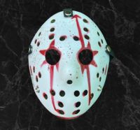 AC23.4 หน้ากากเจสัน ศุกร์13 ครึ่งหน้า เจสัน วอร์ฮีส์ หน้ากาก Jason Voorhees Mask