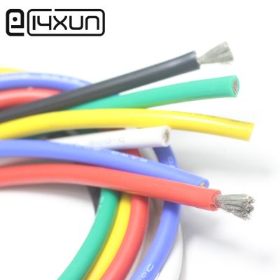 【YF】✗﹊  2metre 190A Silicone Wire 8AWG Cable 8.3mm2 Soft Temperature Tinned copper for current plug lithium