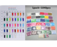 1แพ็ค = 1040Pcs40Sticks ทันตกรรมจัดฟัน Ligature Ties ทันตกรรมแถบยืดหยุ่นสำหรับวงเล็บวงเล็บ38สีให้เลือก