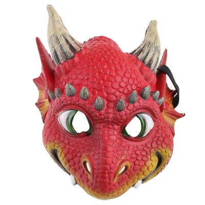 Kid Dragon Mask Halloween Dinosaur Mask Dragon Cosplay Carnival Masks Party Prop Dinosaur Mask Tic Current Dragon Costume
