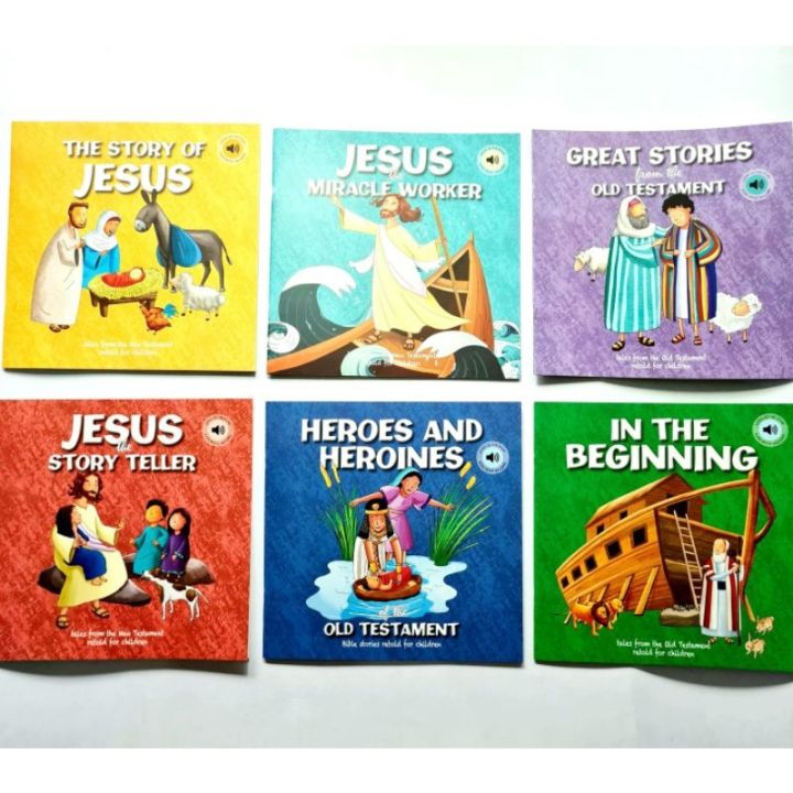 6 Tales From The Old and New Testaments Bible Story Books for Children ...
