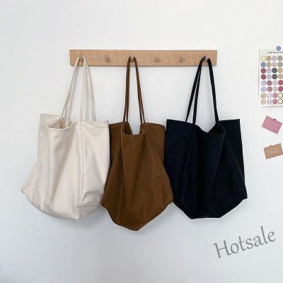 【hot sale】┋♀▨ C16 Female Shoulder Bag Korean Canvas Bag Shoulder Bag Large Capacity Ins Hand Carrying Bag School Bag Tote Bag
