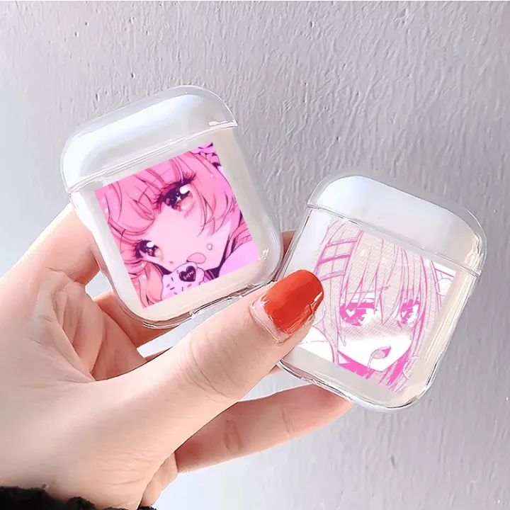 HF Japan Anime Pink Kawii Manga Earpods Cover for Apple Airpods Pro