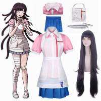 cosplay maid Women clever The Clothes Costume Cosplay Dress Woman Uniform Anime Tsumiki Mikan Danganronpa