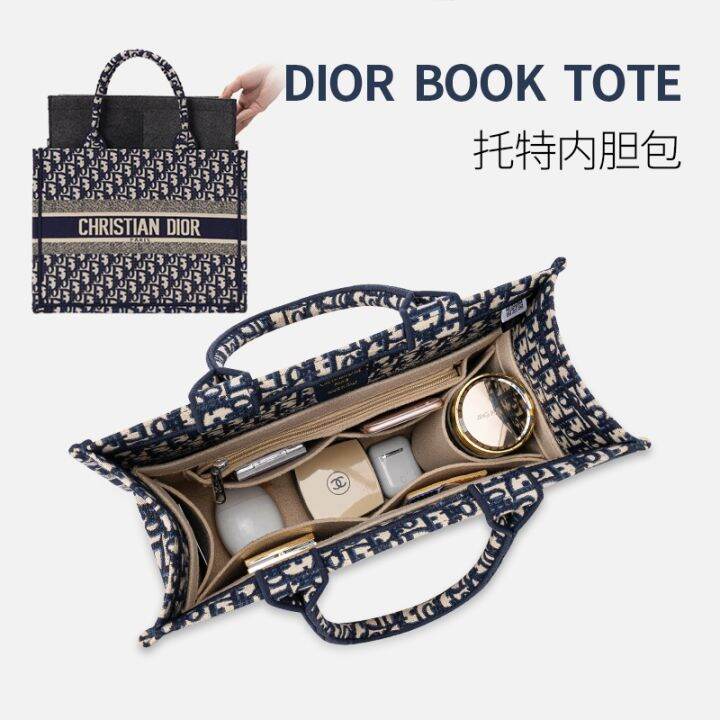 สำหรับ Dior Book Tote Bag Liner เรียงรายไปด้วย Dior Tote Storage