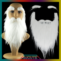 GJCUTE Party Performance props Santa claus สีขาวเคราสีขาวชุดคิ้ว hallowee