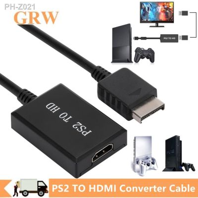 Chaunceybi Grwibeou PS2 To HDMI-compatibale Converter Cable 1080P to HDMI Audio Video Support All Display Modes