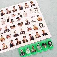 【LZ】 Newest Anime Boys Lover Design 3D Self Adhesive Back Glue DIY Decorations Tools Nail Art Stickers TSC 330