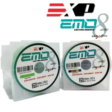 EXP EMO 8X 150m Casting Braided Fishing Line Ultra Sensitive