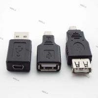 USB 2.0 A Female Male To Mini B 5-Pin Female/Male Connector Adapter For Mini Type-A B Jack Splitter OTG Converter W6TH