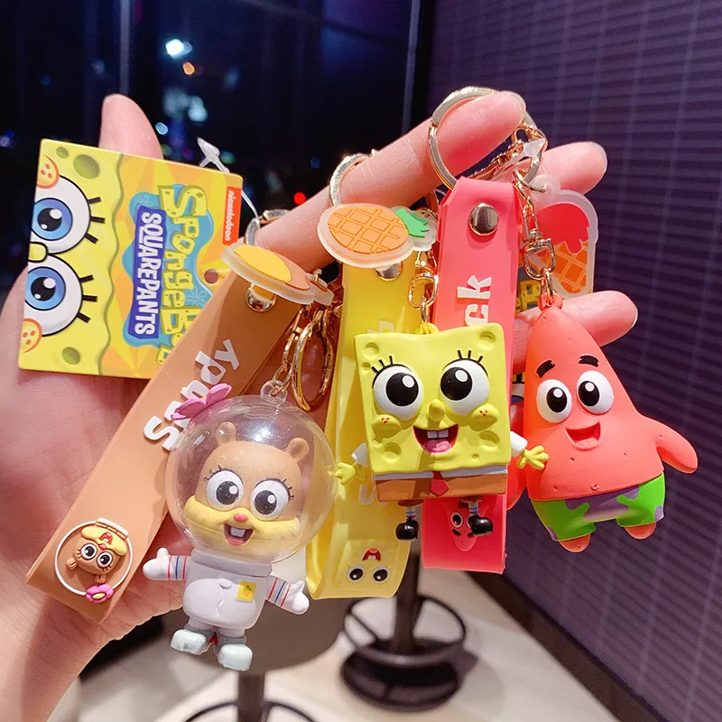 Songebob Squarepants Bottle Keychain