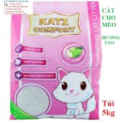 CÁT VỆ SINH CHO MÈO Katz Comfort Hương Táo Túi 5L - Pet shop Uytinpro