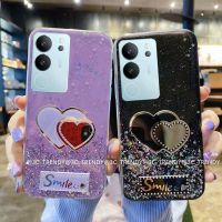 Phone Case เคส VIVO V29 Y27 Y78 5G 4G เคสนิ่มรูปหัวใจเคสโทรศัพท์ท้องฟ้าประดับดาวระยิบระยับ2023