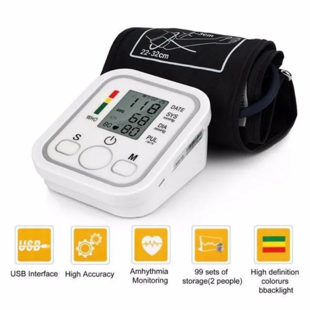 Original Electronic Blood Pressure Monitor Arm type, Arm style blood  pressure digital monitor Automatic Arm Blood Pressure Monitors-maguja  Automatic Digital Upper Arm Blood Pressure Monitor