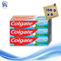 Colgate Toothpaste Salt Herbal 150g x 6 packs Toothpaste . คอลเกต ยาสีฟัน สูตรเกลือ สมุนไพร 150 กรัม x 6 กล่อง ยาสีฟัน